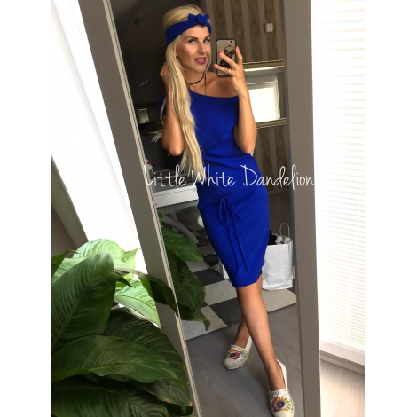 Kojo šaty s 3/4 rukávom - modré