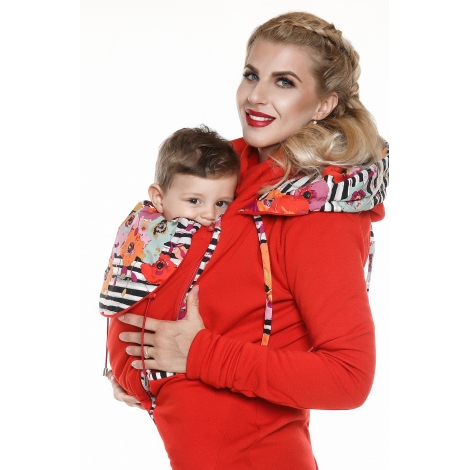 Mikina červená Maky