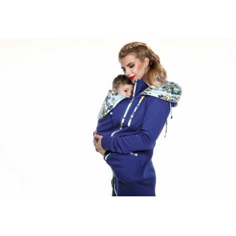 Královská modrá mikina