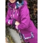 Softshellová parka fialová Veronica
