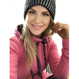 Ružová mikina Mramor