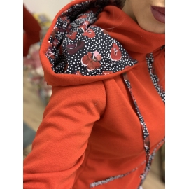 Červená mikina RED