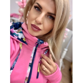 Ružová mikina Vanes