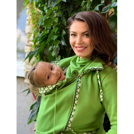 Zelená mikina Júlia