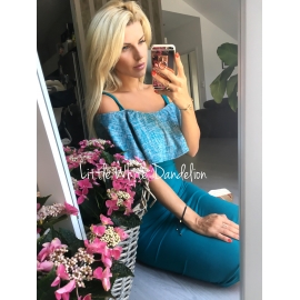 Kojo šaty s volánom ružové - ALL