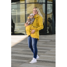 Horčicová mikina LEA