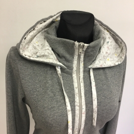 Sivá mikina MINIGEO