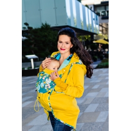 Horčicová mikina LUNA