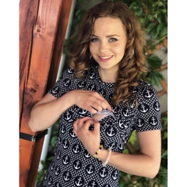 Kojo tričko ANCHOR - tmavomodrý